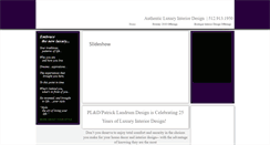 Desktop Screenshot of patricklandrumdesign.com