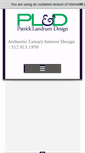 Mobile Screenshot of patricklandrumdesign.com